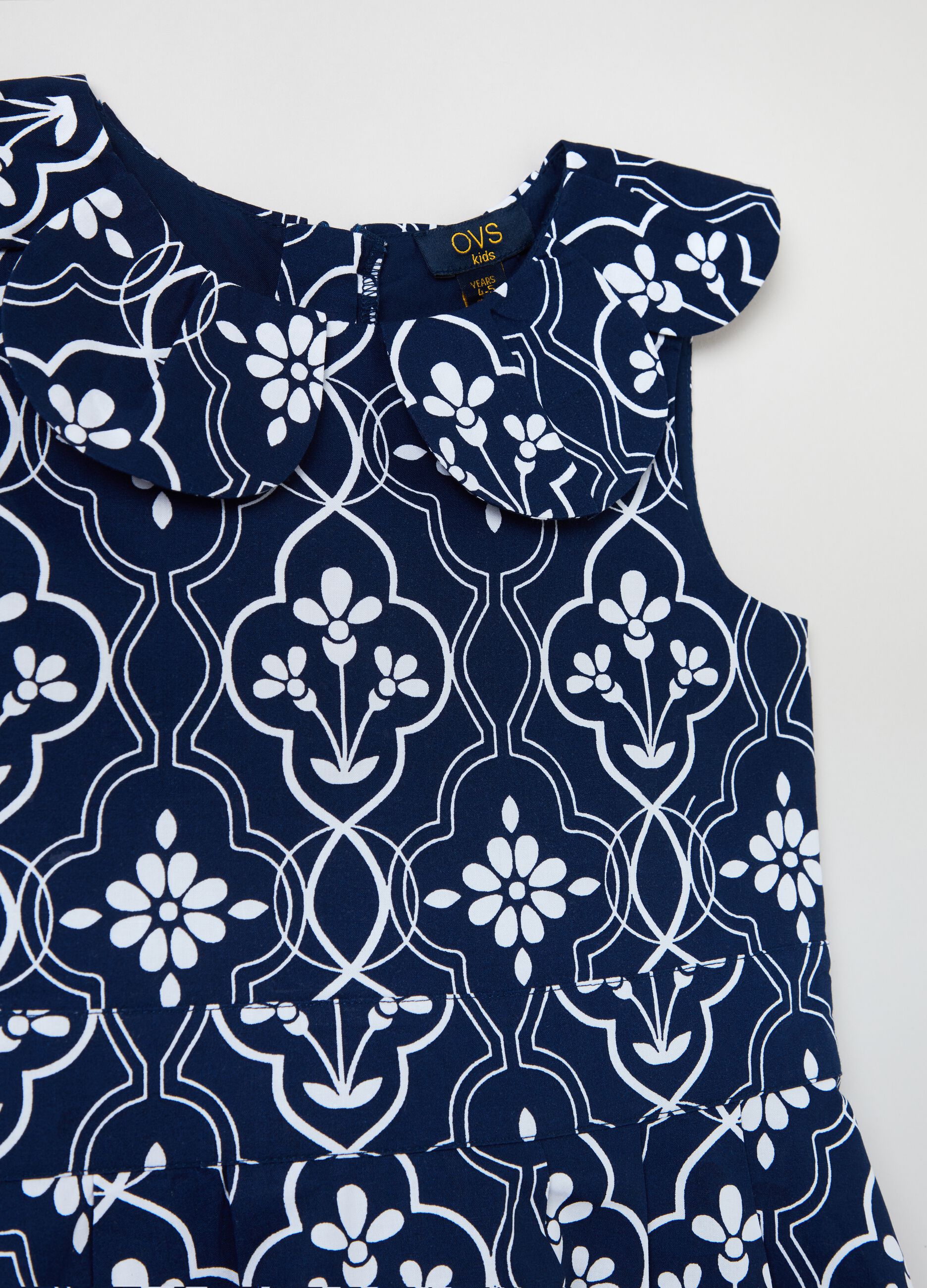 Vestito in cotone con stampa floreale_2