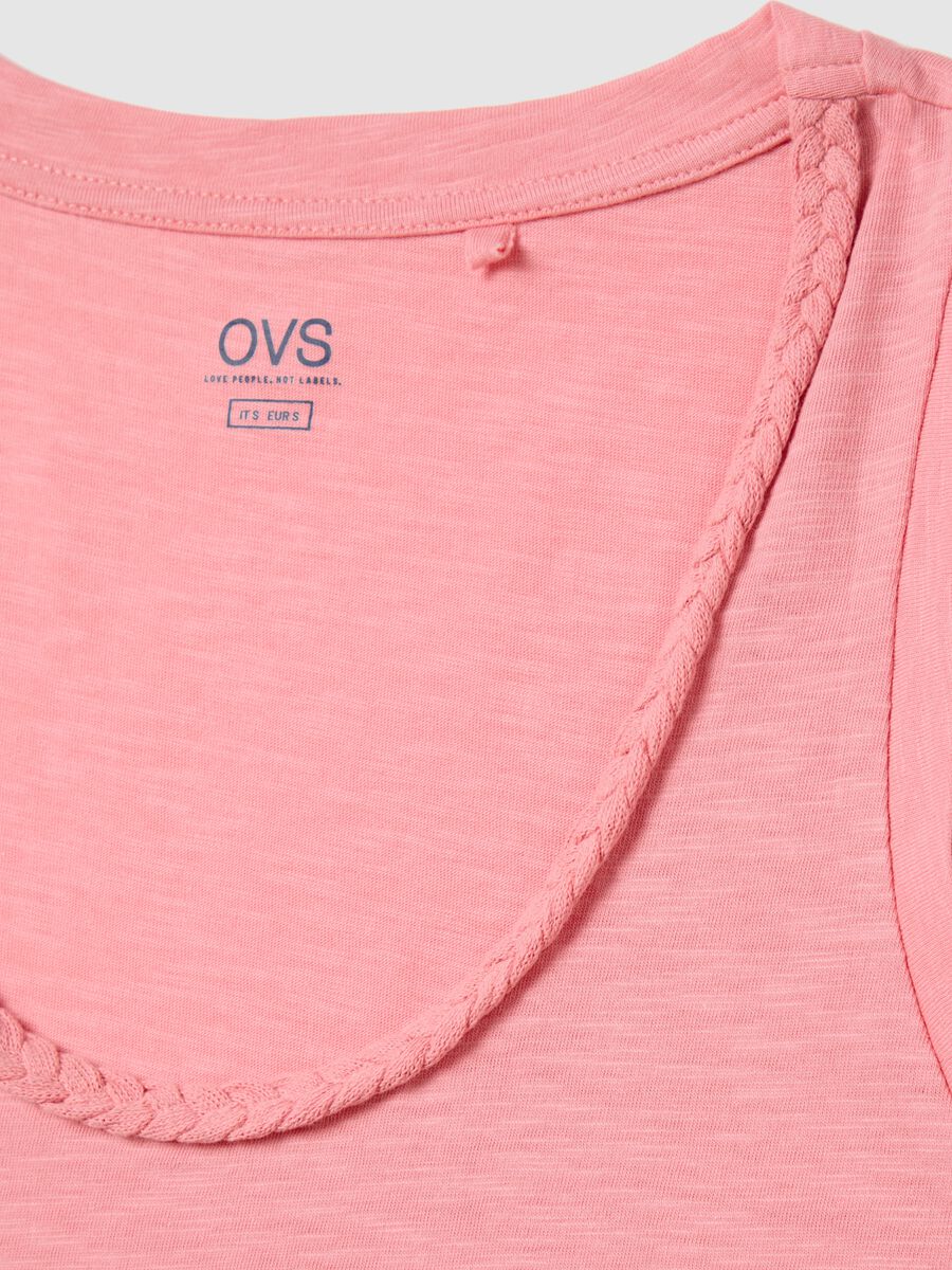 Pink Cotton Tank Top_5