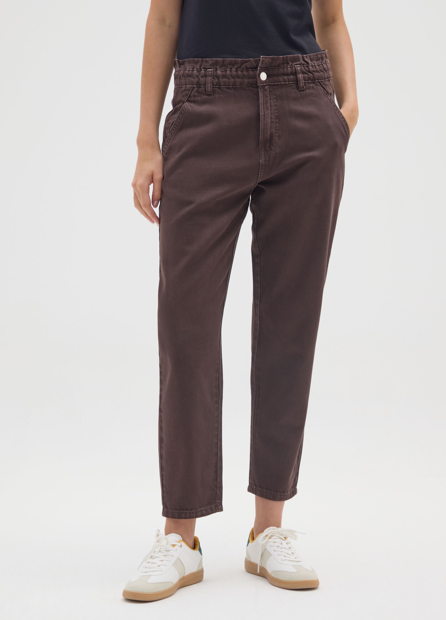 Brown Denim Trousers