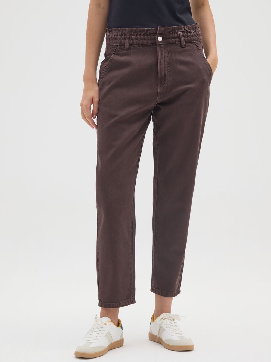 Brown Denim Trousers_1