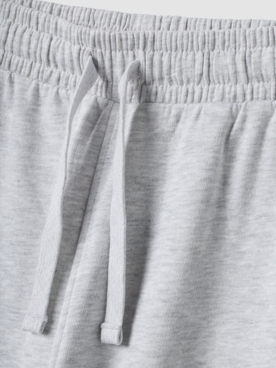 Grey jogger trousers in pure organic cotton_3