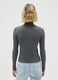 Grey Viscose Blend Fitted Sweater_3