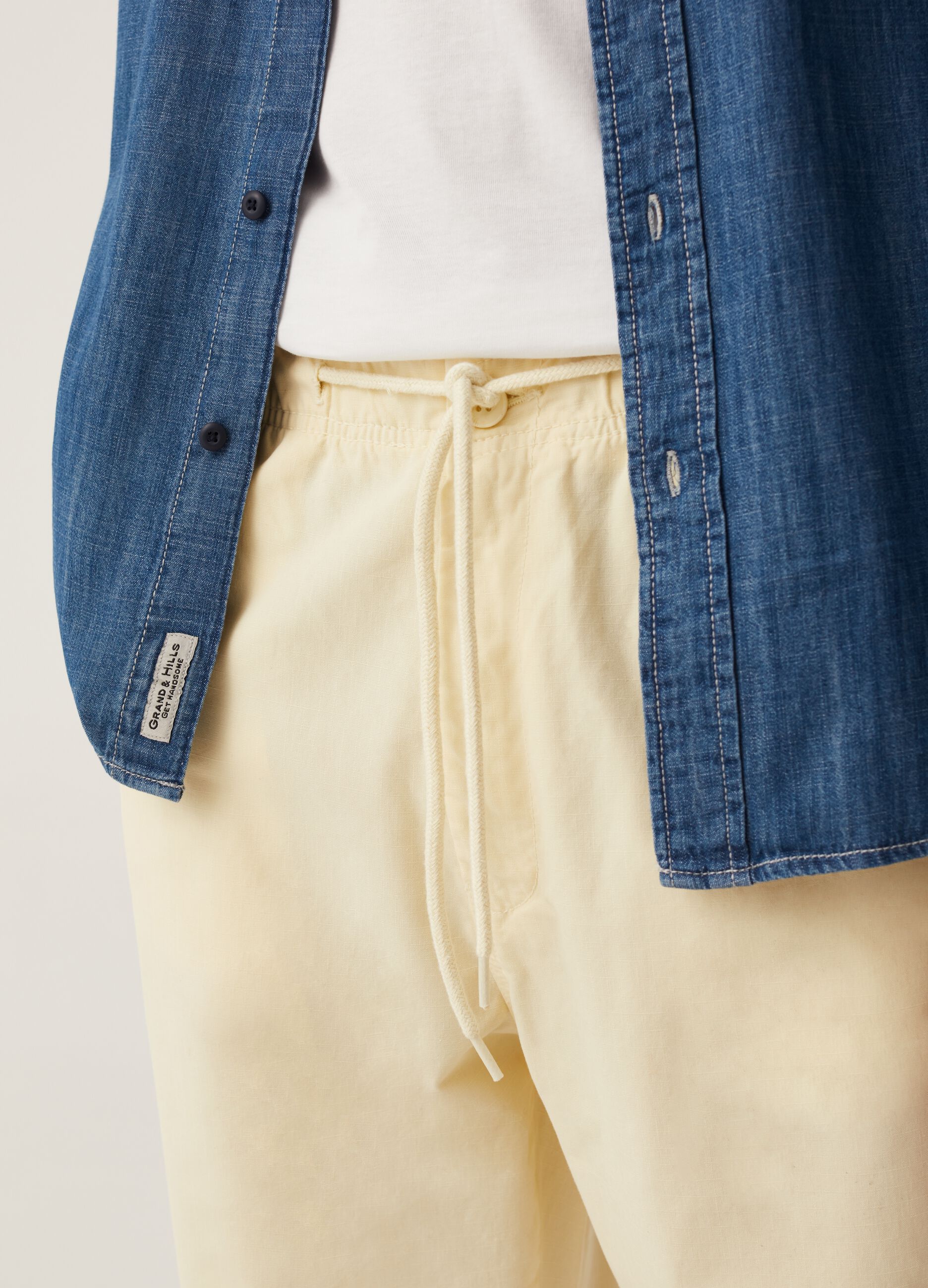 Joggers in cotone ripstop Grand&Hills_3