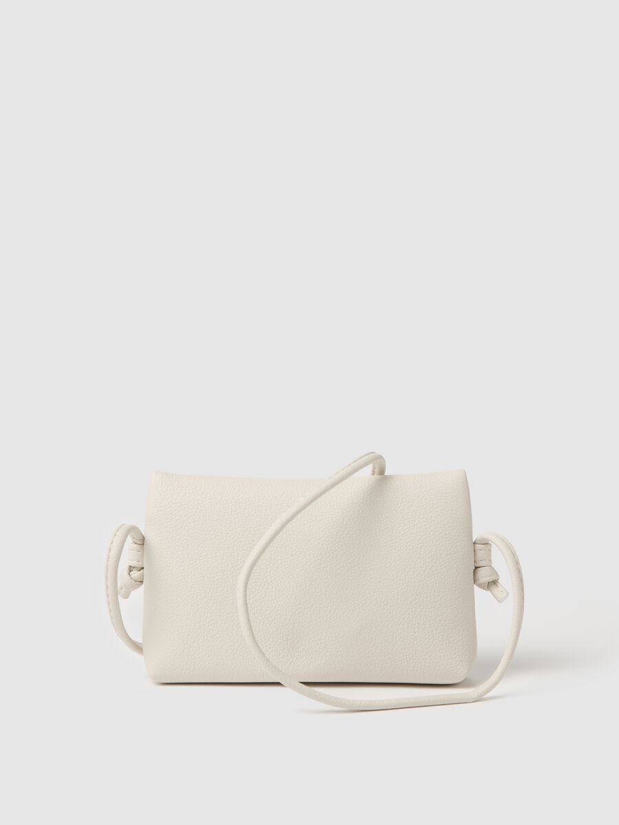 White clutch bag with zip_1