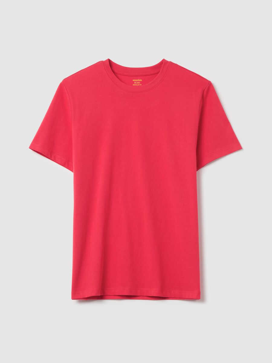 Organic cotton T-shirt with round neck_4