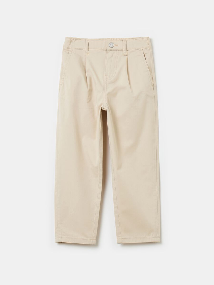 Pantaloni Per Bambino Mauala - Taglie 50-104, 100% Cotone, Comodi E Elasticizzati