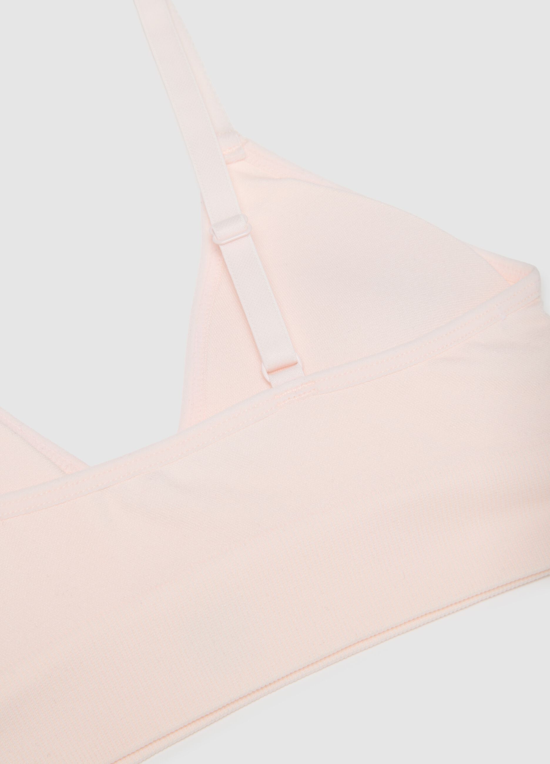 Pink Stretch Microfibre Bra