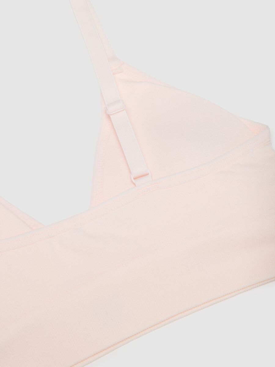 Pink Stretch Microfibre Bra_1