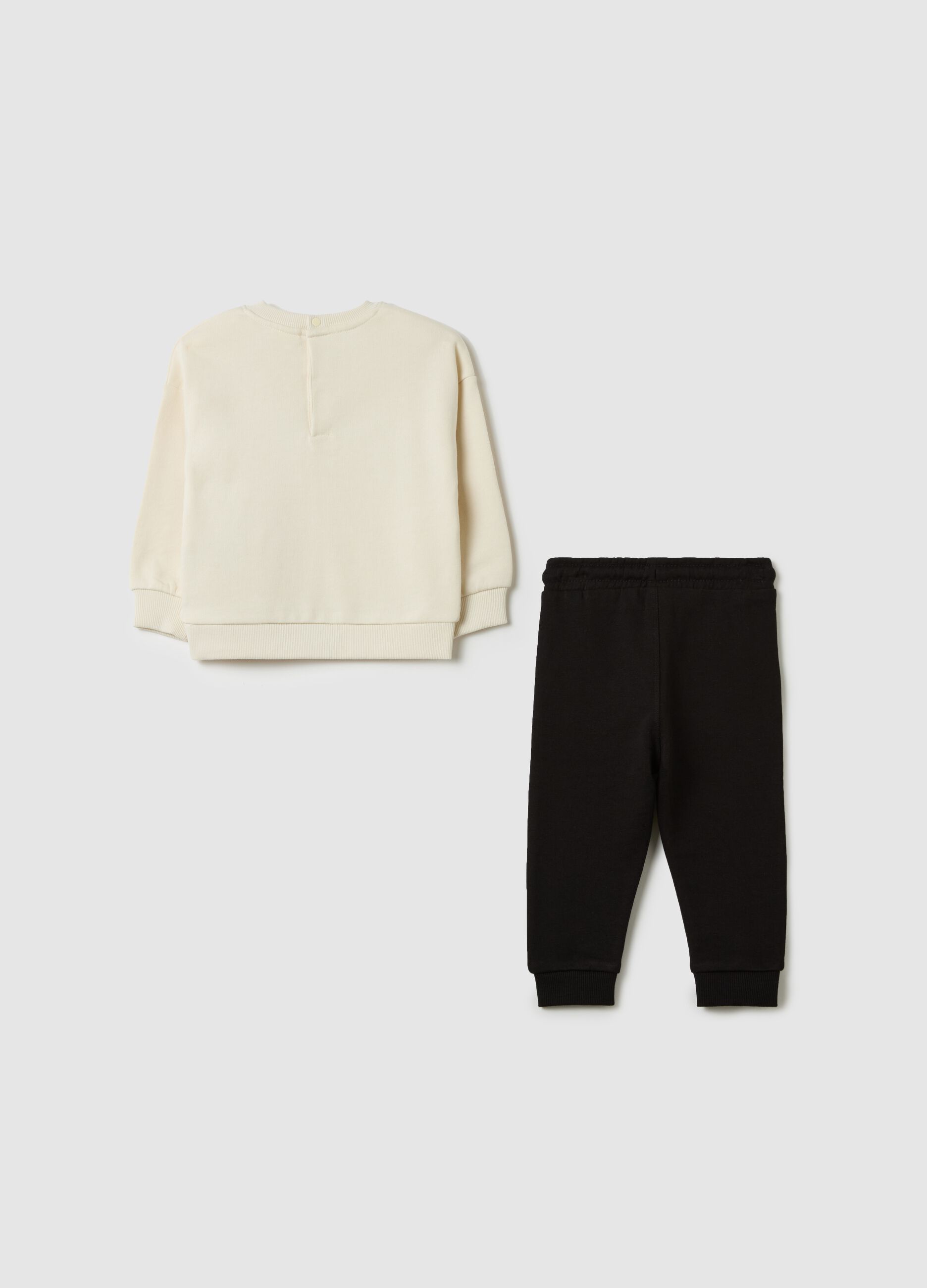 Cotton jogging set with Mickey Mouse print