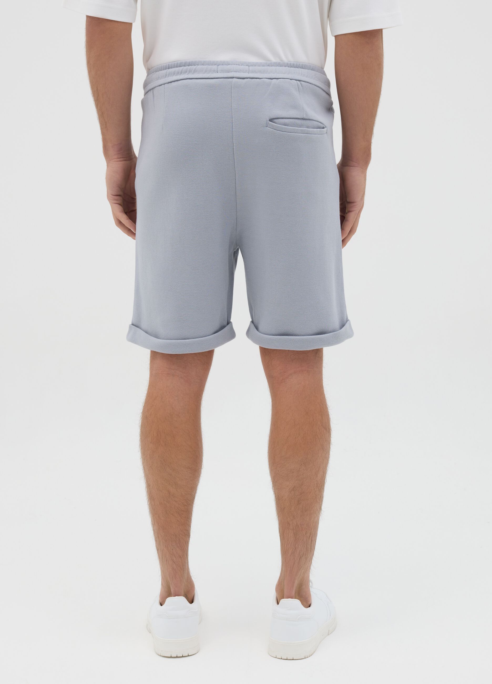 Bermuda chino in cotone con coulisse 