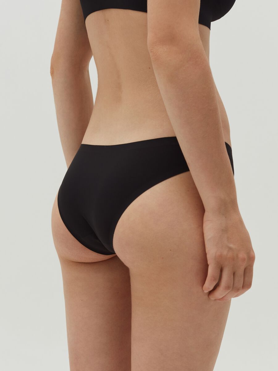 Two-pack French knickers with striped trim_3