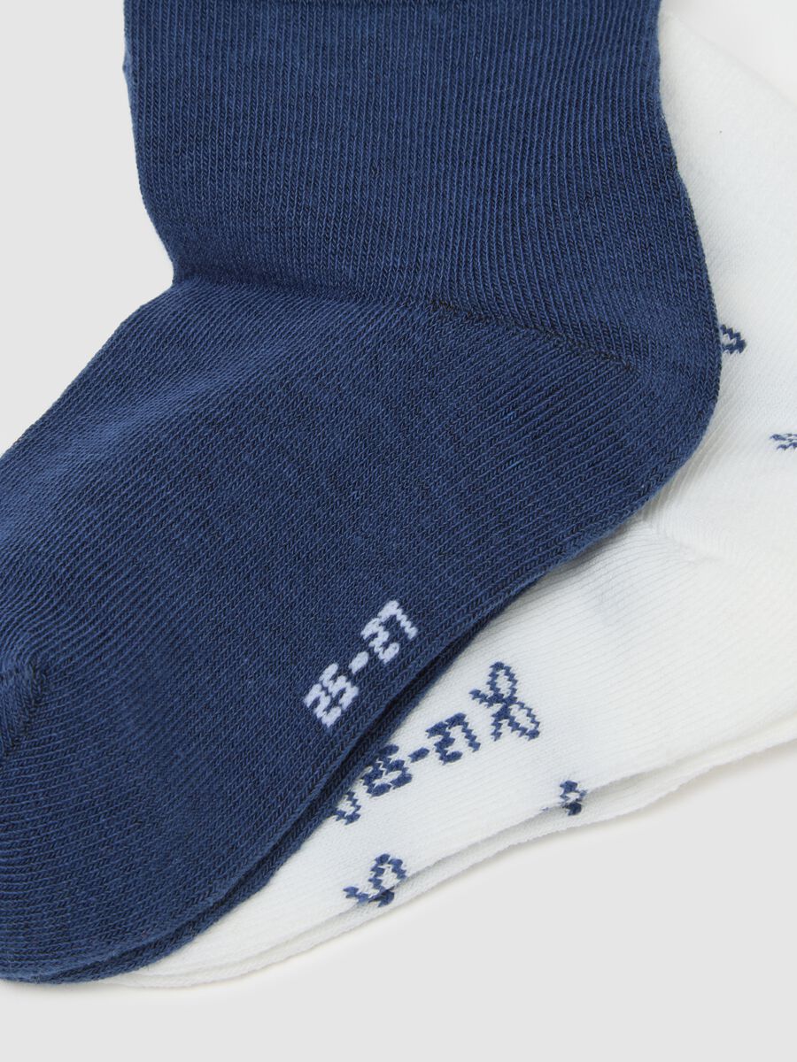 Multipack of short, colourful cotton blend socks for girls_1