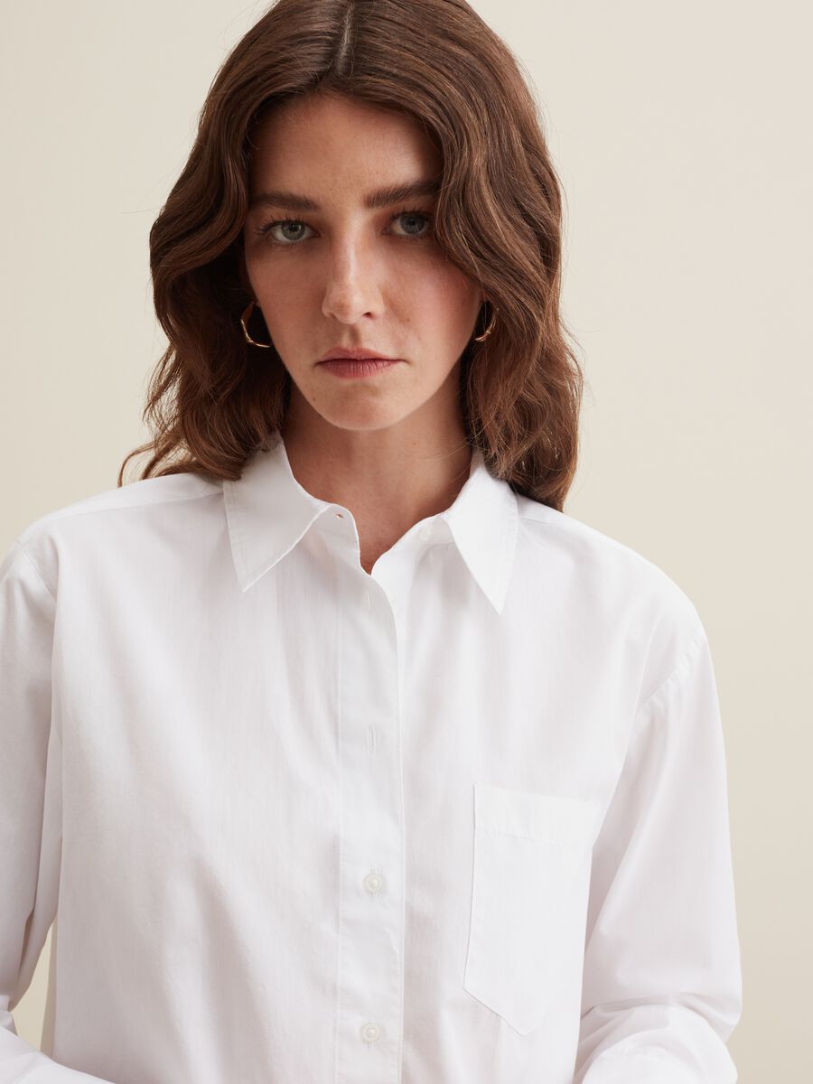 Camicia in cotone con tasca_3