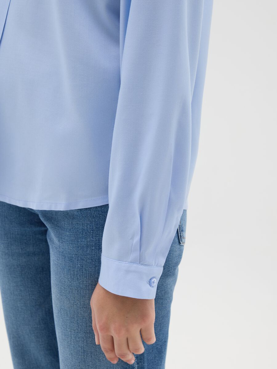 Light blue long-sleeve regular fit shirt_3