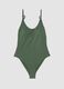Slim Fit Green Swimsuit_0