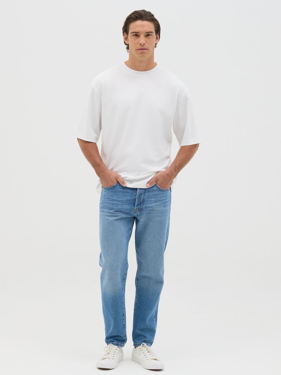 White short sleeve cotton t-shirt_2