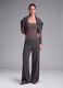 Grey wide-leg stretch modal trousers ALTAVIA STUDIO_0