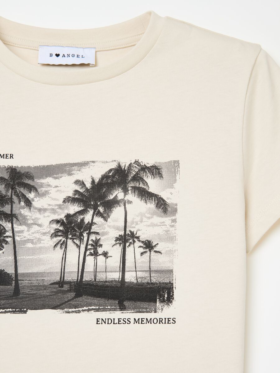 Crop T-shirt in cotton_5