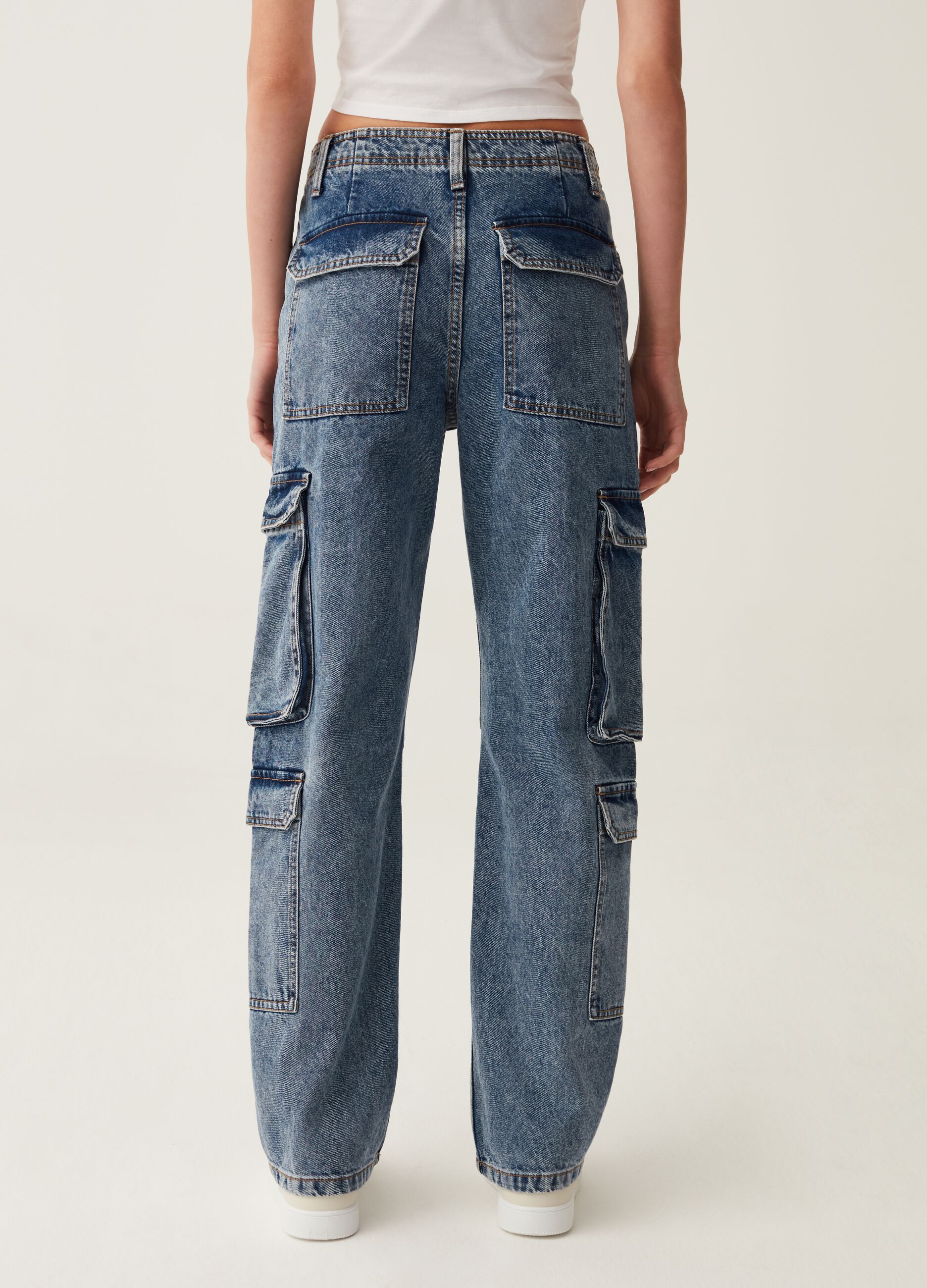 Jeans cargo acid wash_2