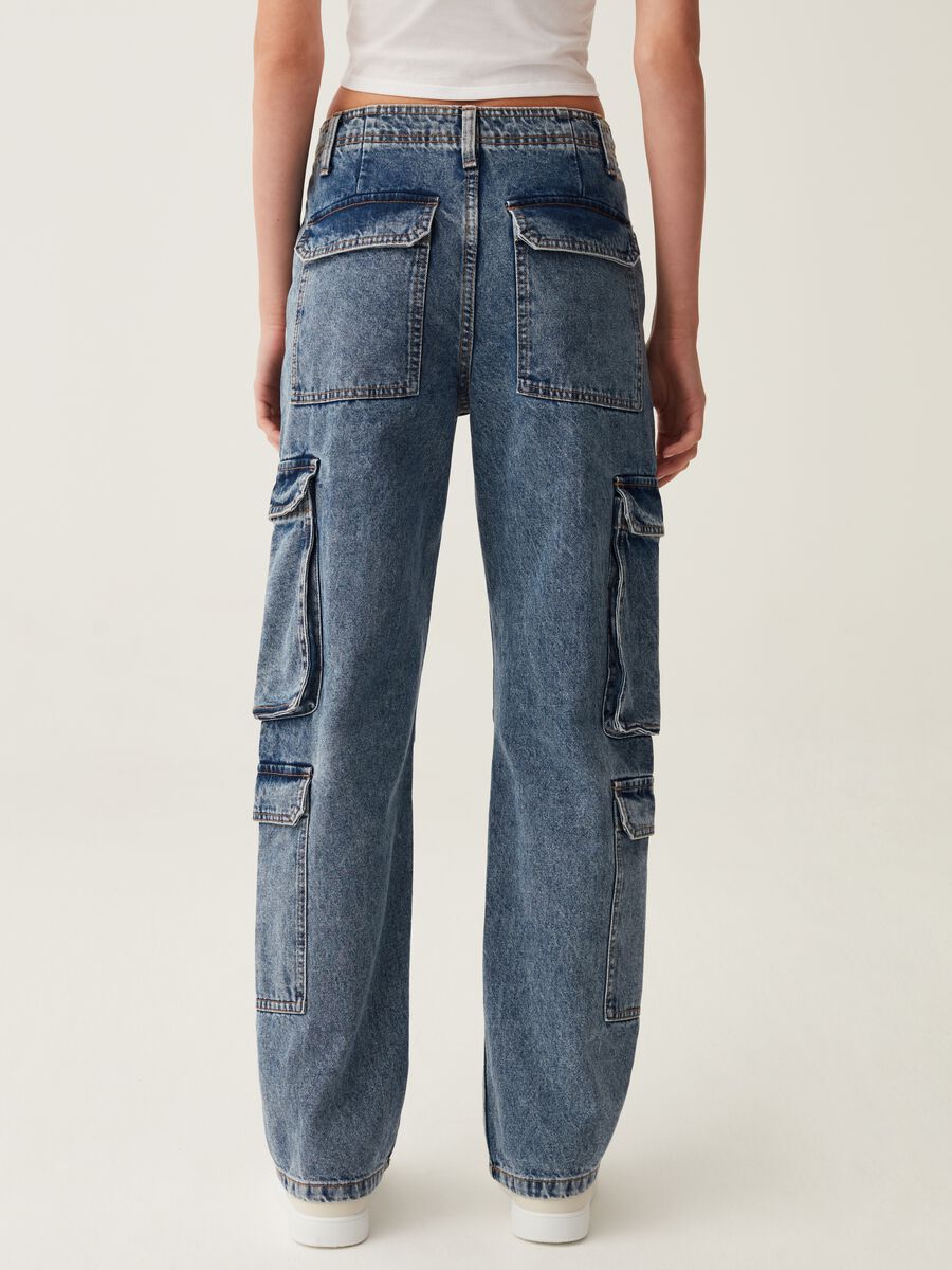 Jeans cargo acid wash_2