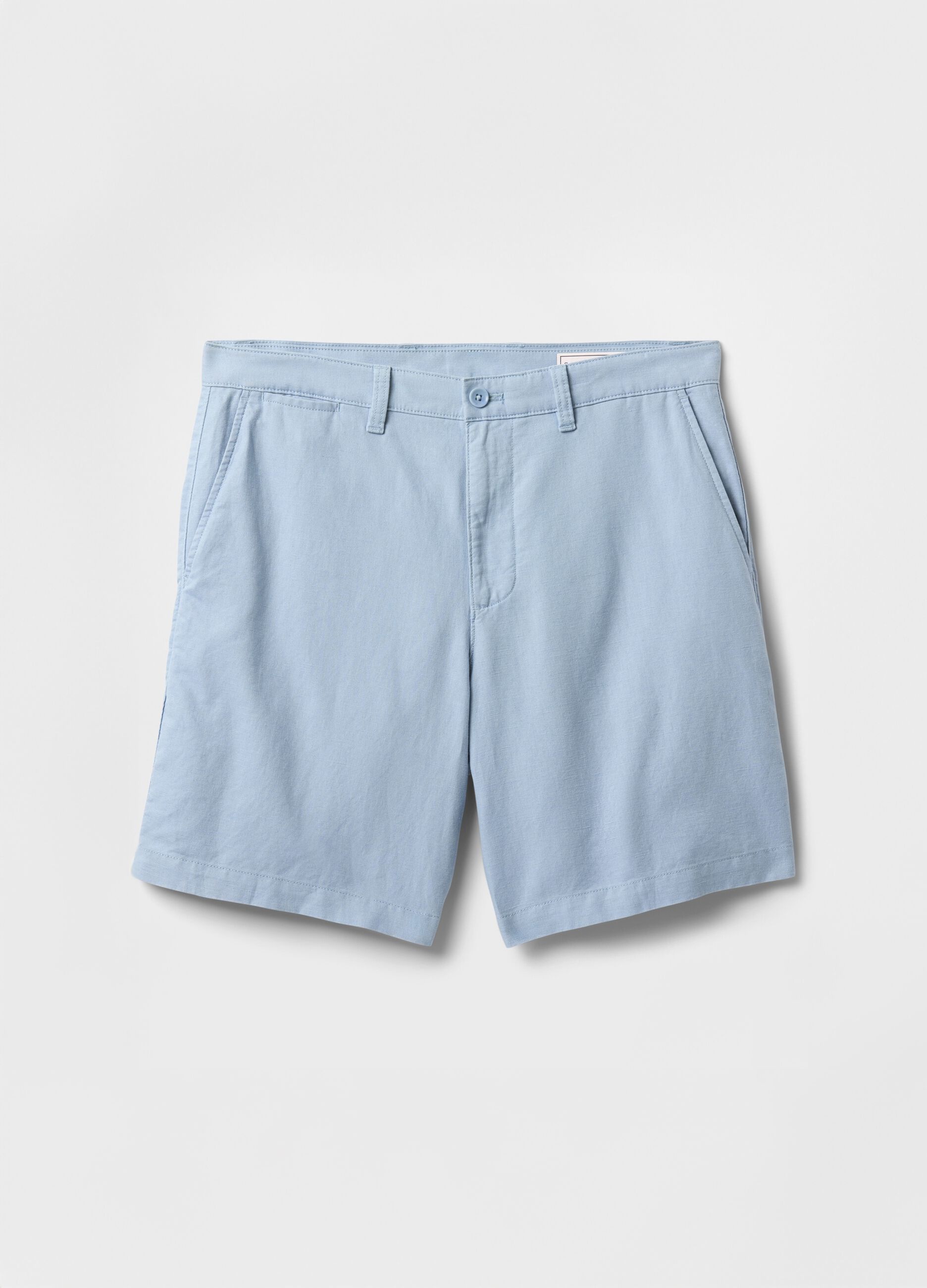 Blue linen and cotton shorts from Gap