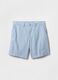 Blue linen and cotton shorts from Gap_4