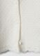 White pure organic cotton knitted cardigan for baby girl_3
