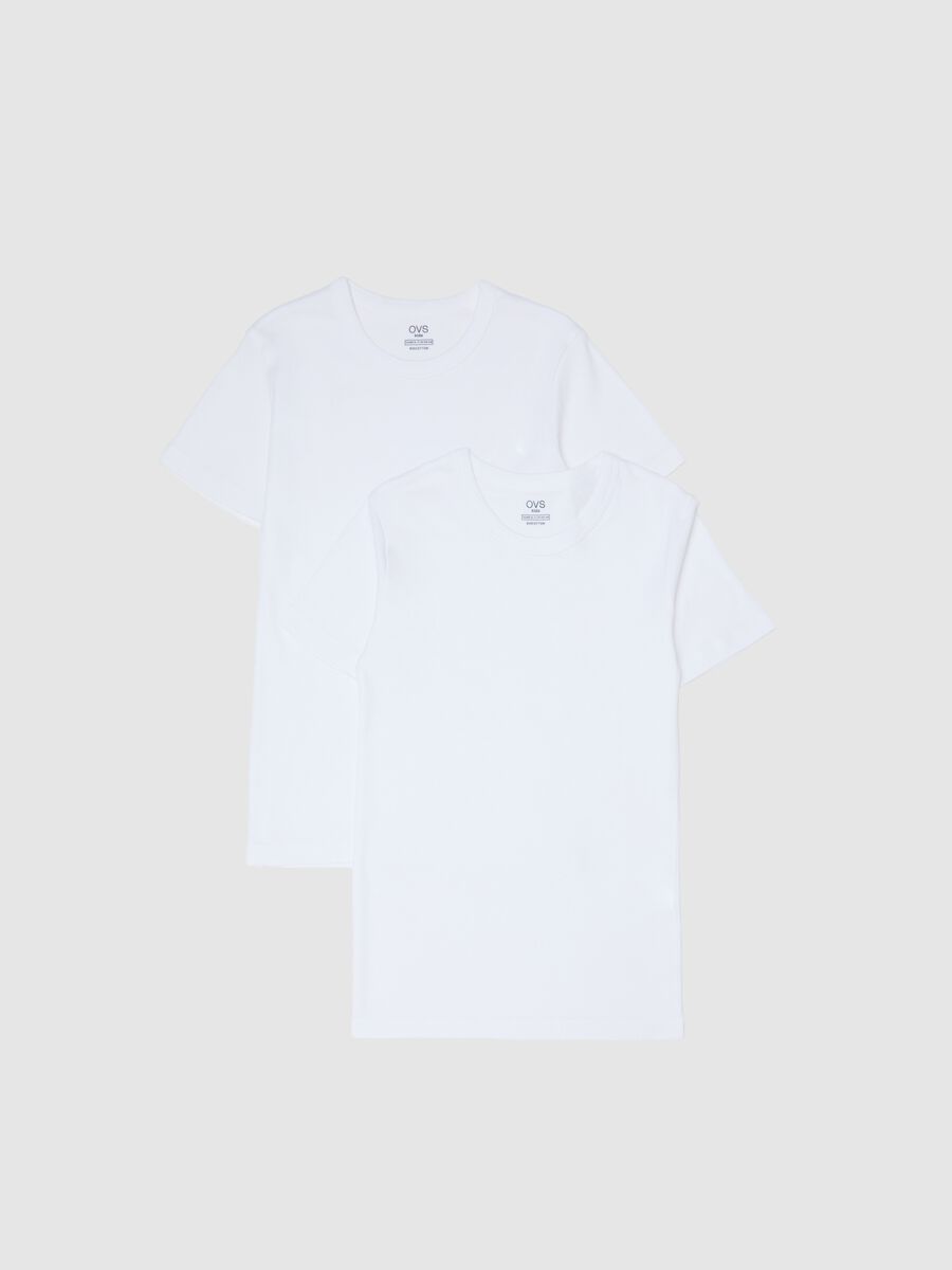 Bipack T-shirt bianca per bambino_0
