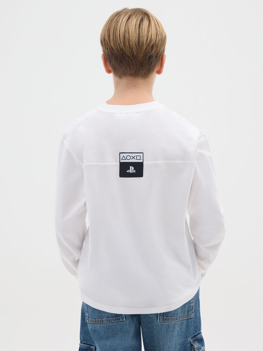 Boy's pure cotton white T-shirt with round neck_1