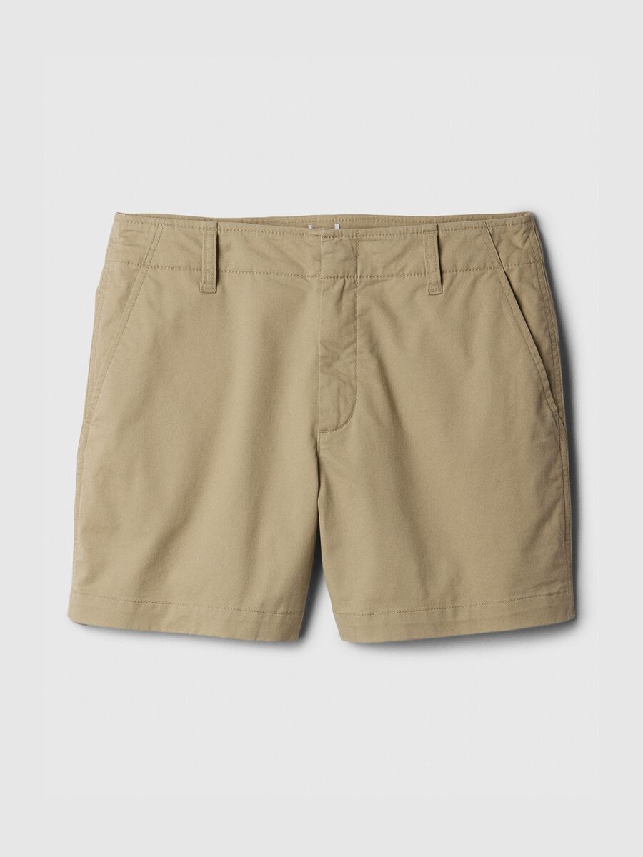 Shorts chino in cotone stretch_4