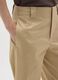 Beige cotton trousers regular fit_3