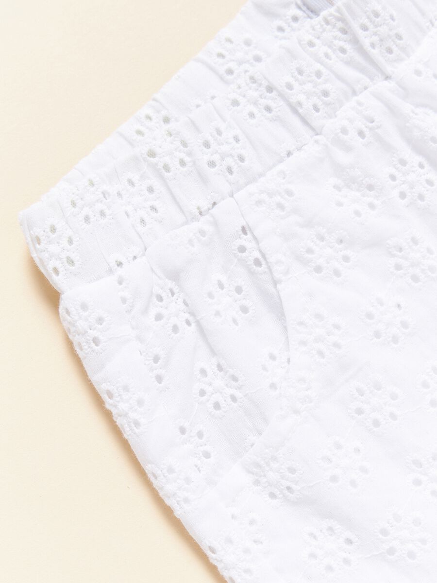 Shorts in sangallo di puro cotone IANA_1