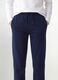Blue organic cotton jogger trousers_2