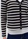 Striped cardigan with V neck_2