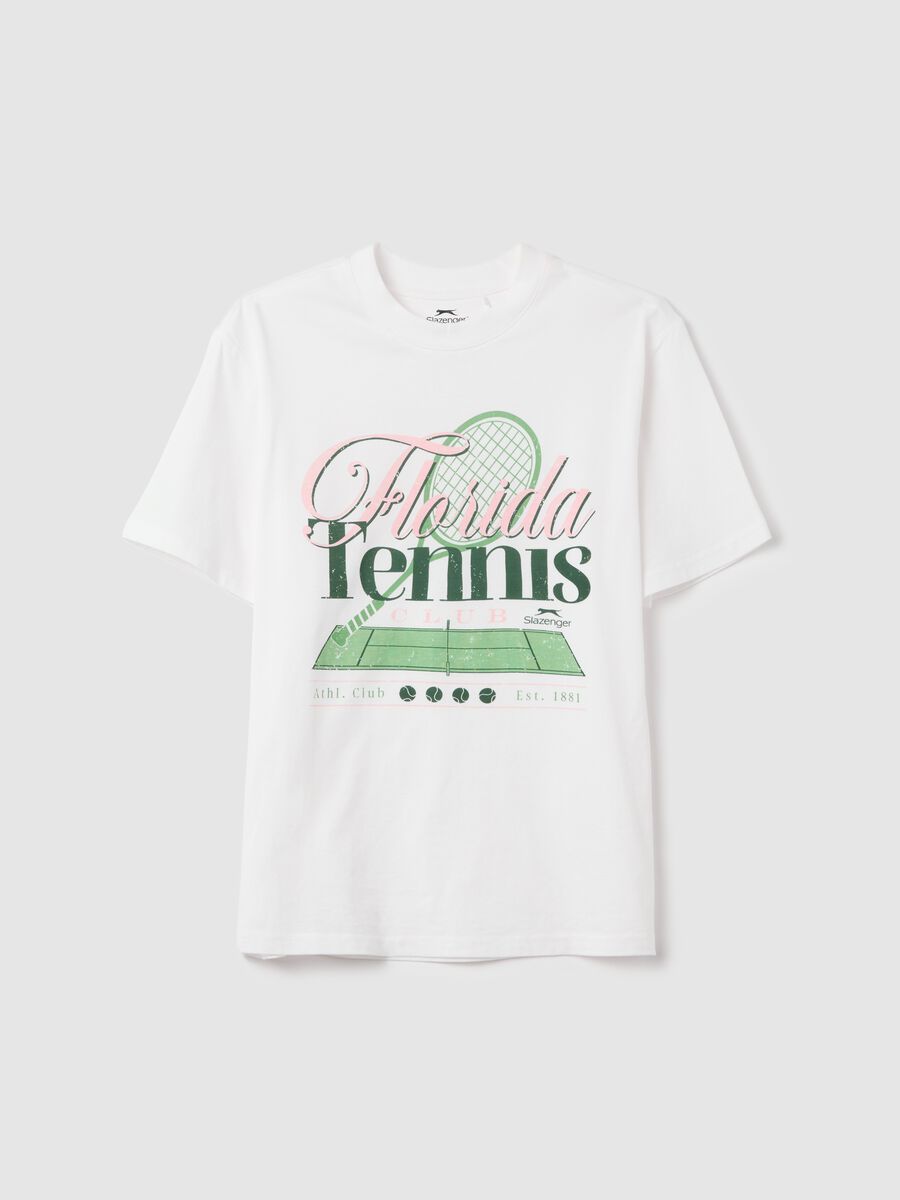 SLAZENGER sports T-shirt with tennis print_4