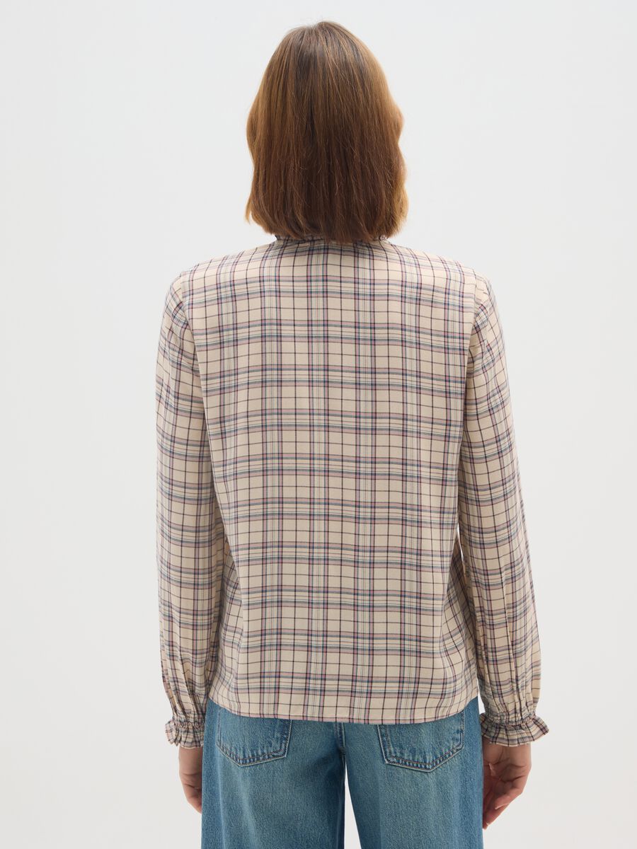 Relaxed Fit Multicolour Checked Flannel Shirt_2