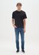 Slim fit blue denim jeans_0
