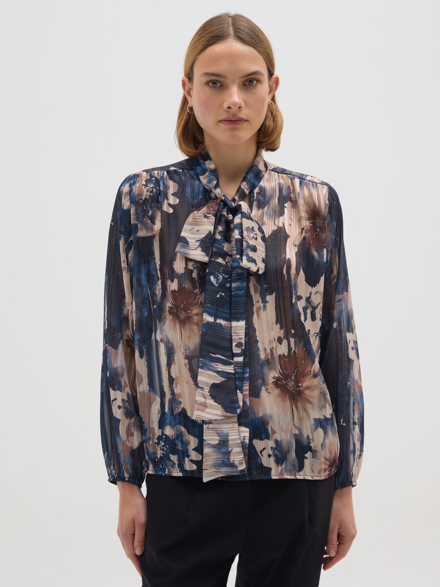 Multicolour Regular Fit Blouse_0