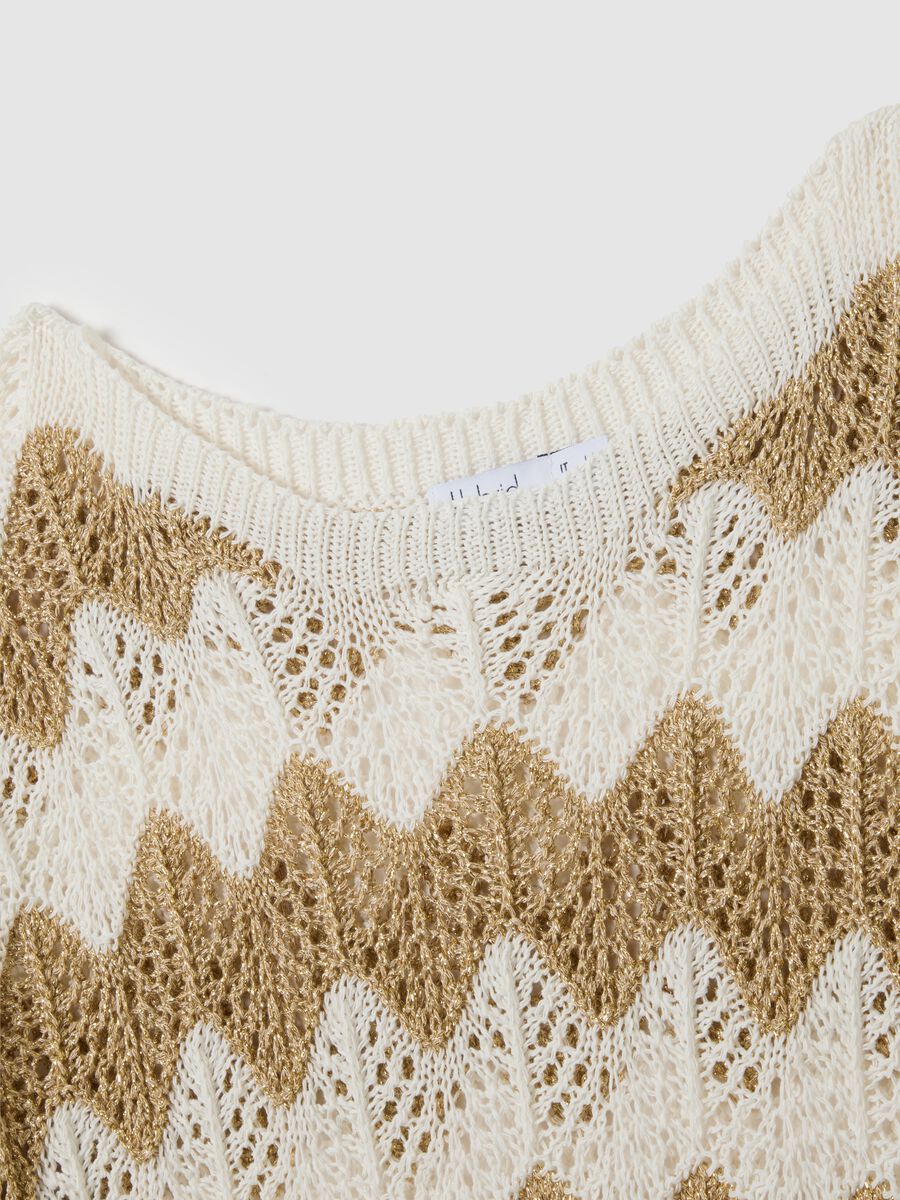 Women's multi-colour cotton blend regular fit sweater_1