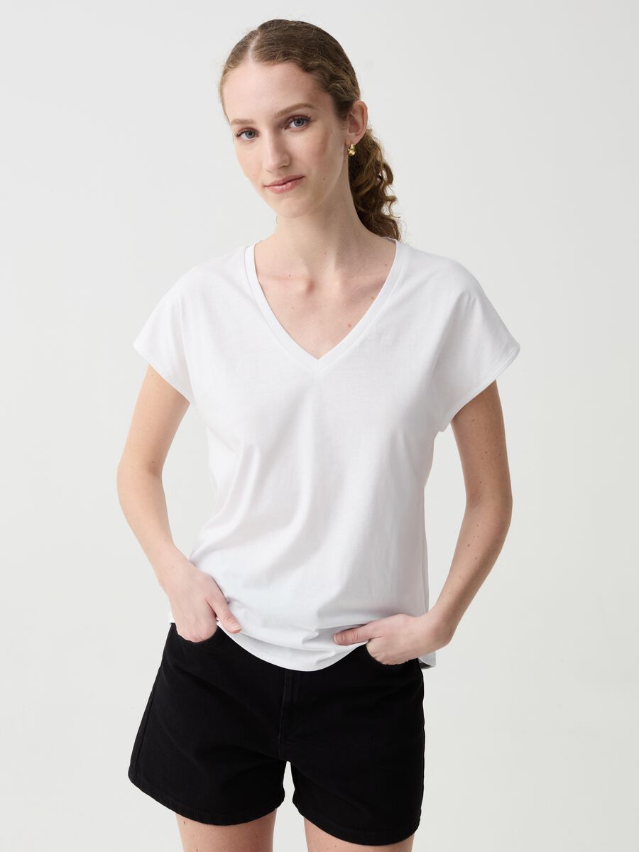 Organic cotton T-shirt with kimono sleeves_1