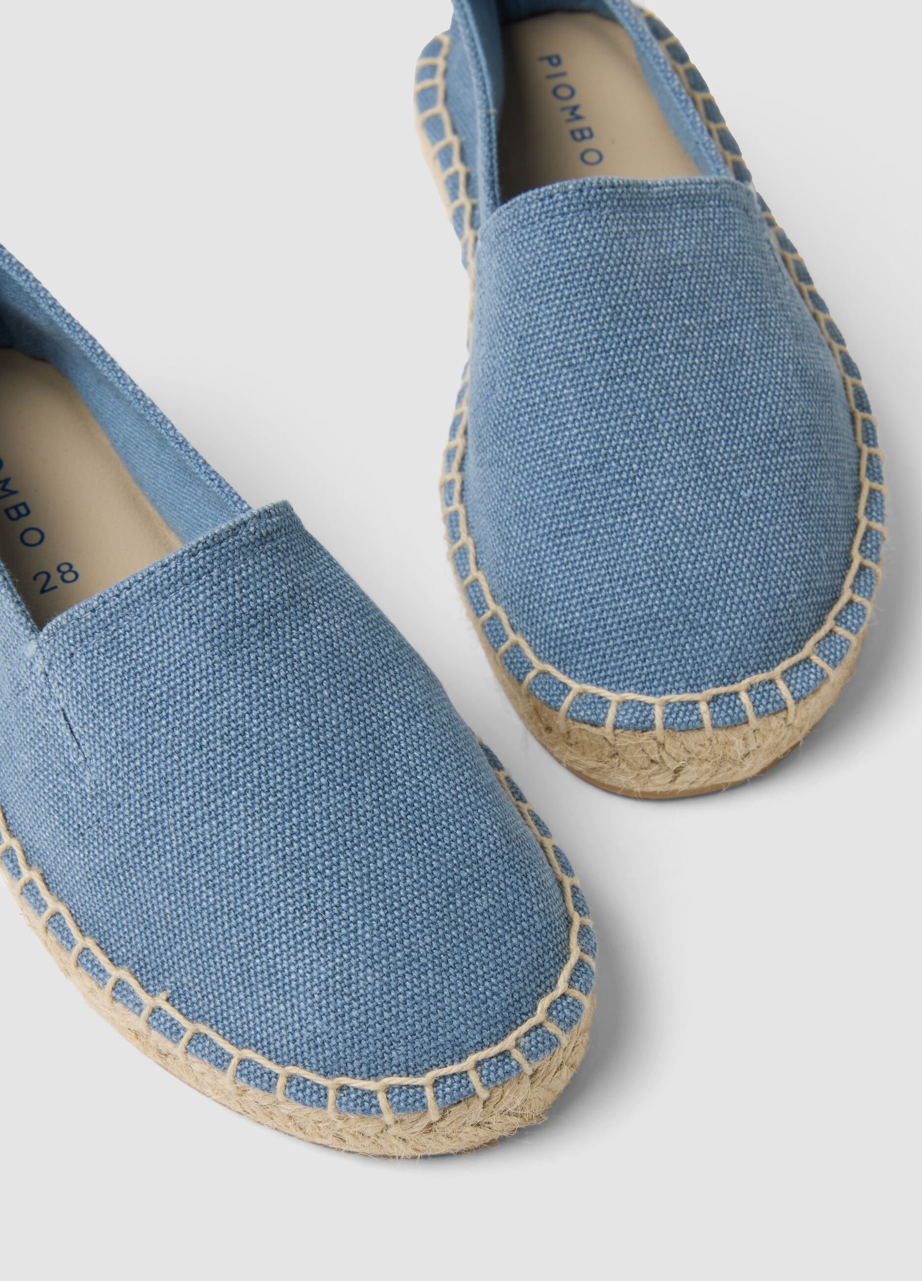 Espadrillas azzurre per bambino