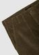 Green Stretch Velvet Trousers_1