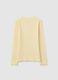 Girls' yellow cotton regular fit top_1