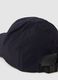 Blue cap with adjustable visor_1