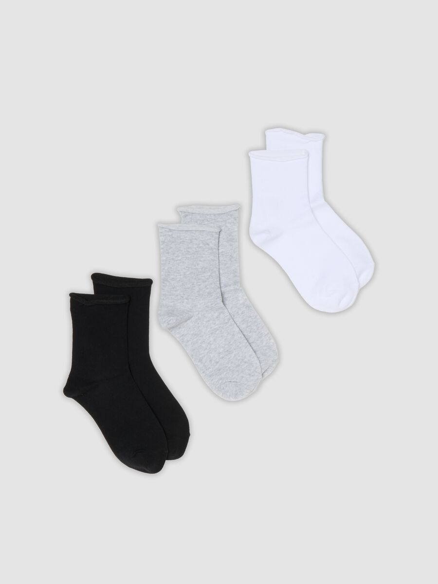 3-Pack Multicolour Organic Cotton Socks_0