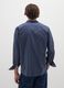 Blue pure cotton shirt regular fit_3