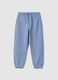 Kids' Blue Jogger Pants in Pure Cotton Regular Fit_0