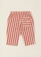 Multicolour striped pure cotton baby trousers, regular fit_2