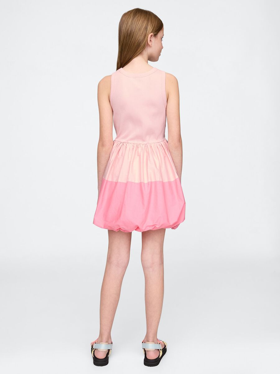 Sleeveless Pink Cotton Dress_1