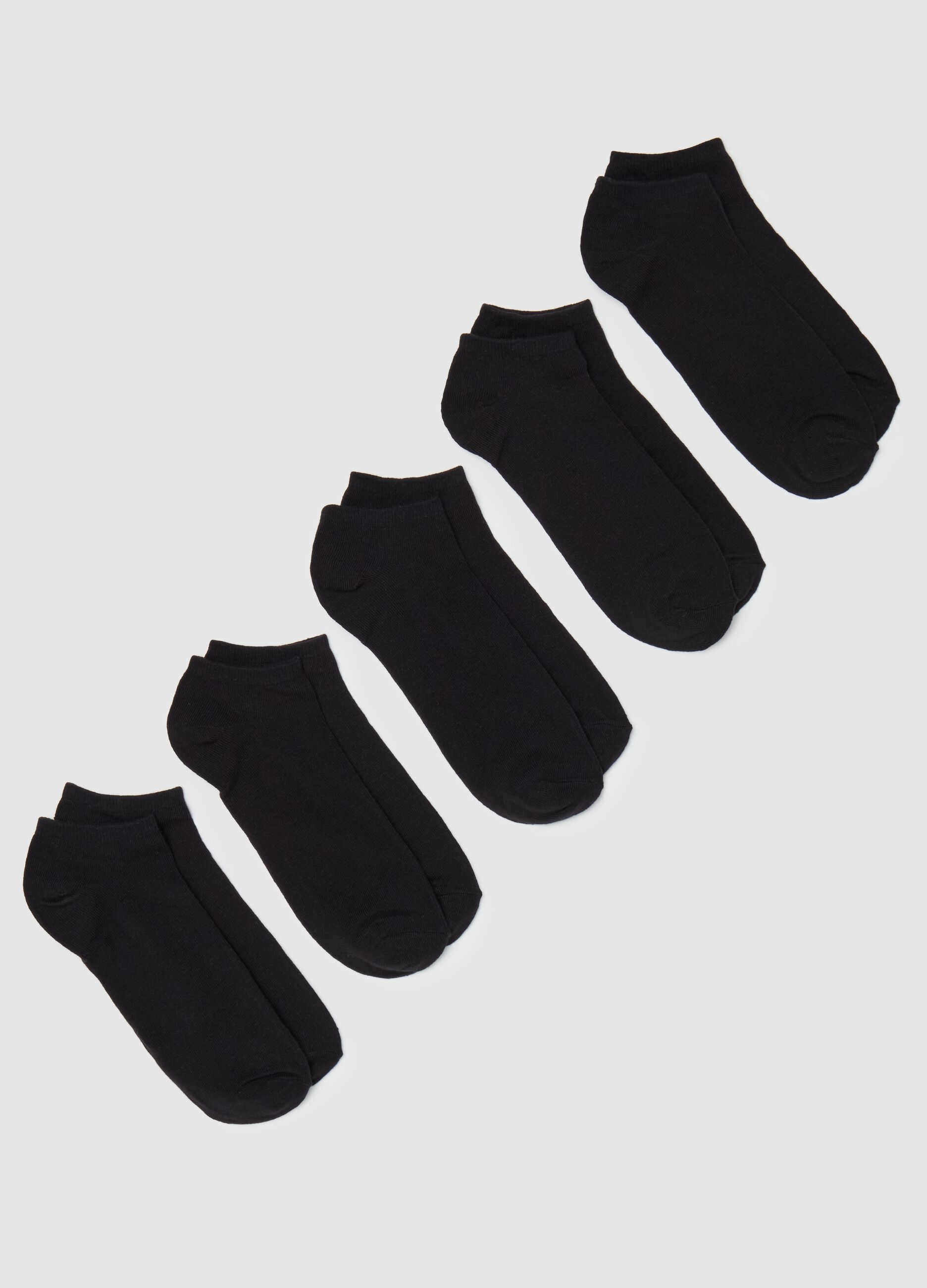Five-pair pack stretch shoe liners